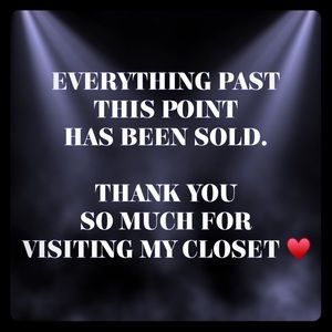 EVERYTHING AFTER THIS HAS BEEN SOLD